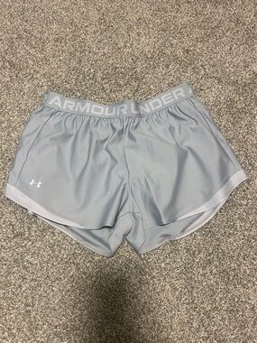Under Armour Light Gray Women’s Athletic Shorts